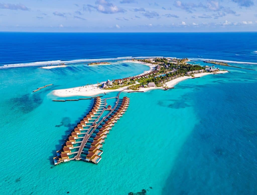 Resort nas Maldivas